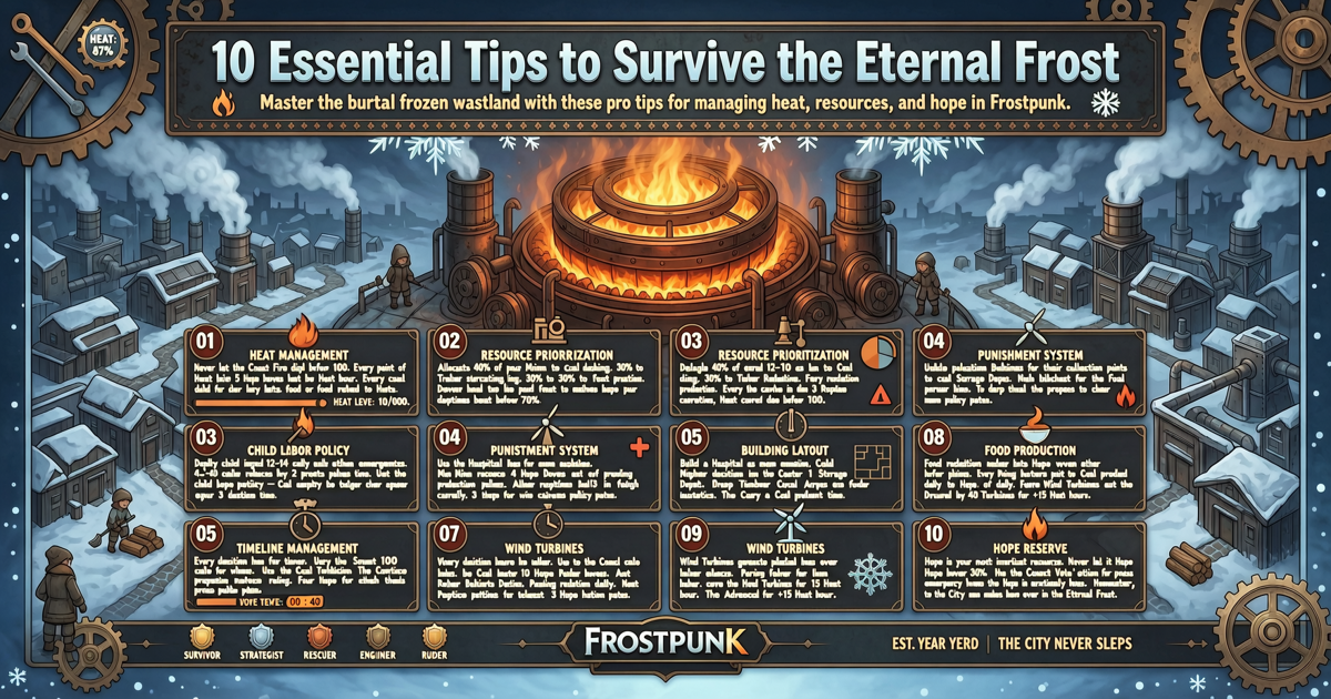 10 Essential Tips to Survive the Eternal Frost in Frostpunk