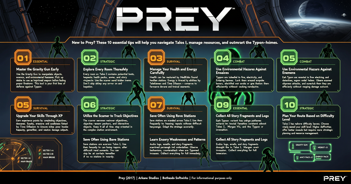 Prey (2017): 10 Essential Tips for Surviving Talos I