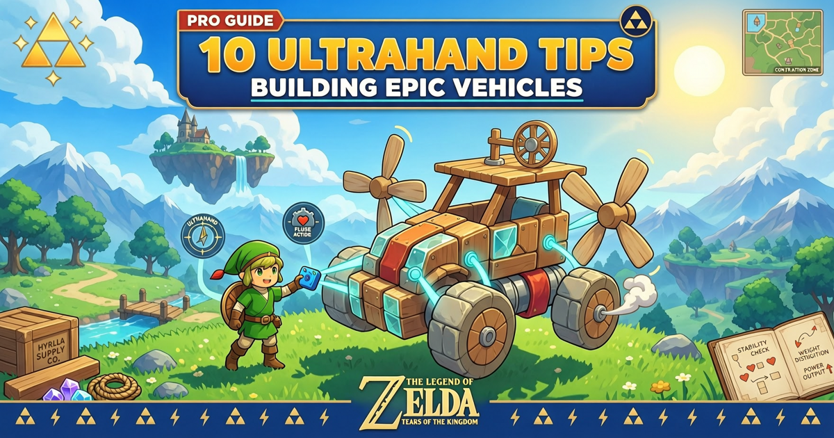 Tears of the Kingdom: 10 Ultrahand Tips for Building Epic Vehicles